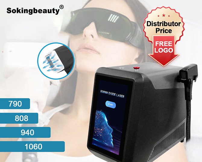 4 Wavelength hair removal machine